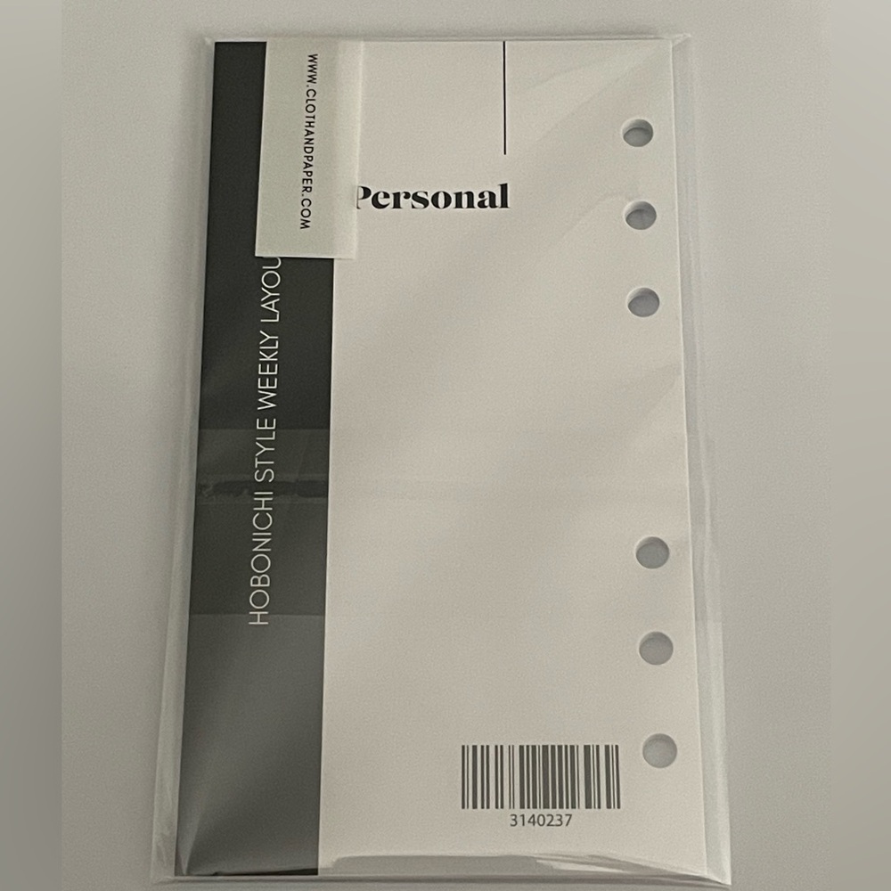 **FINAL PRICE** Hobonichi Personal Organizer Refill - Cloth & Paper